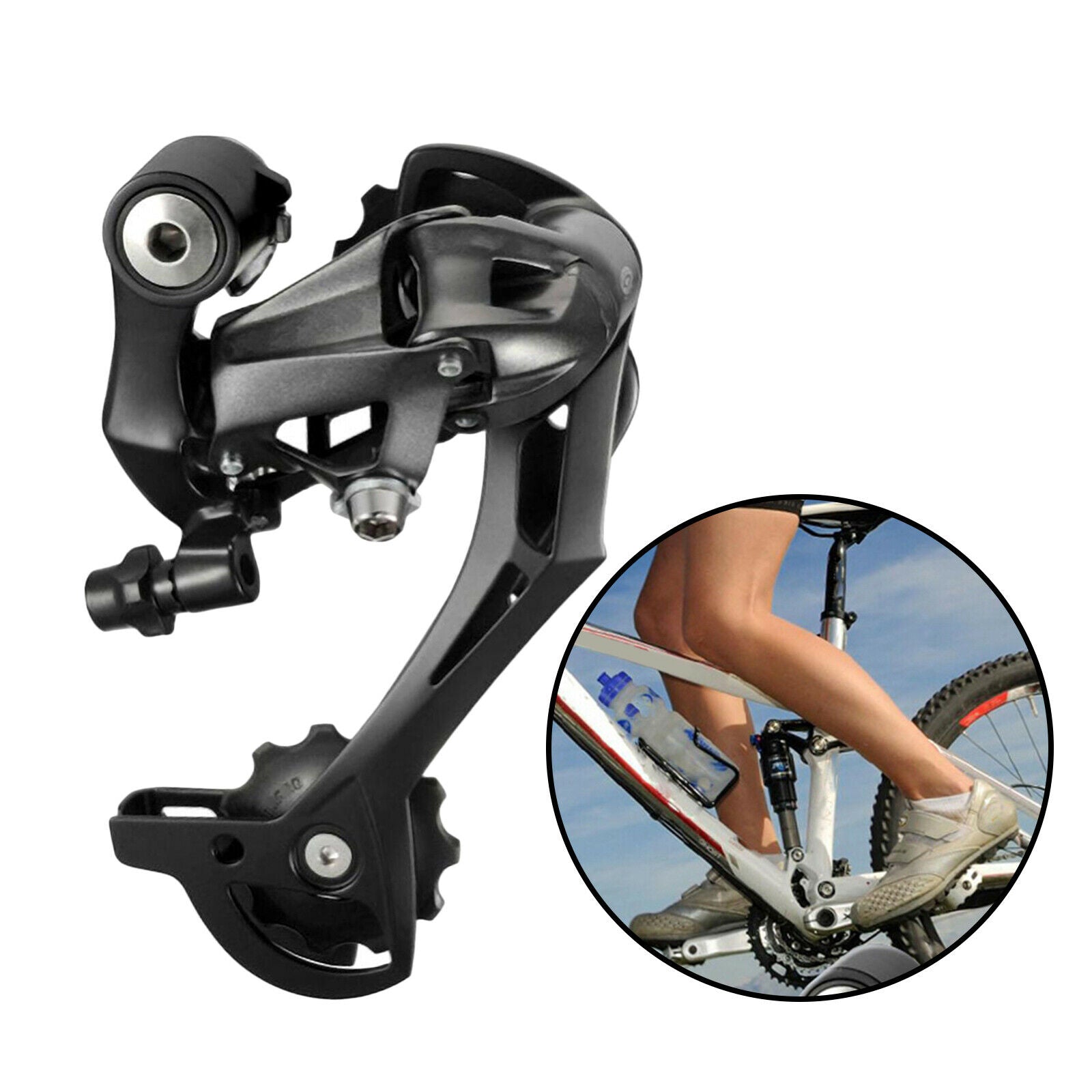 Mountain Bike Rear Derailleur 9 27 Speed Aluminum Alloy Bicycle Parts Accessory