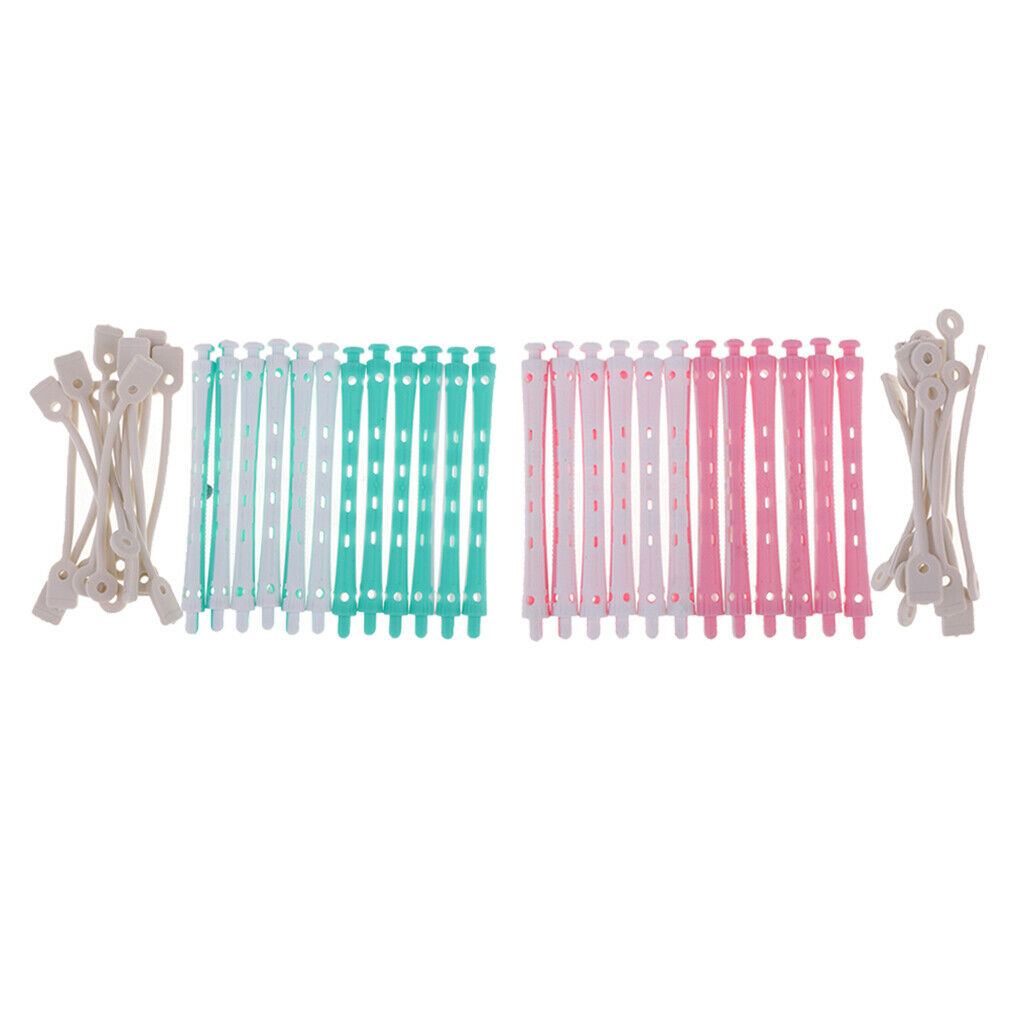 24pcs Hair Perm Rods Perm Roller DIY Hair Styling Hairdresser Accessories