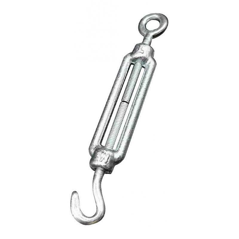 Stainless Steel Hook Eye Turnbuckle Wire Rope Tension Turnbuckle 10mm/0.39''