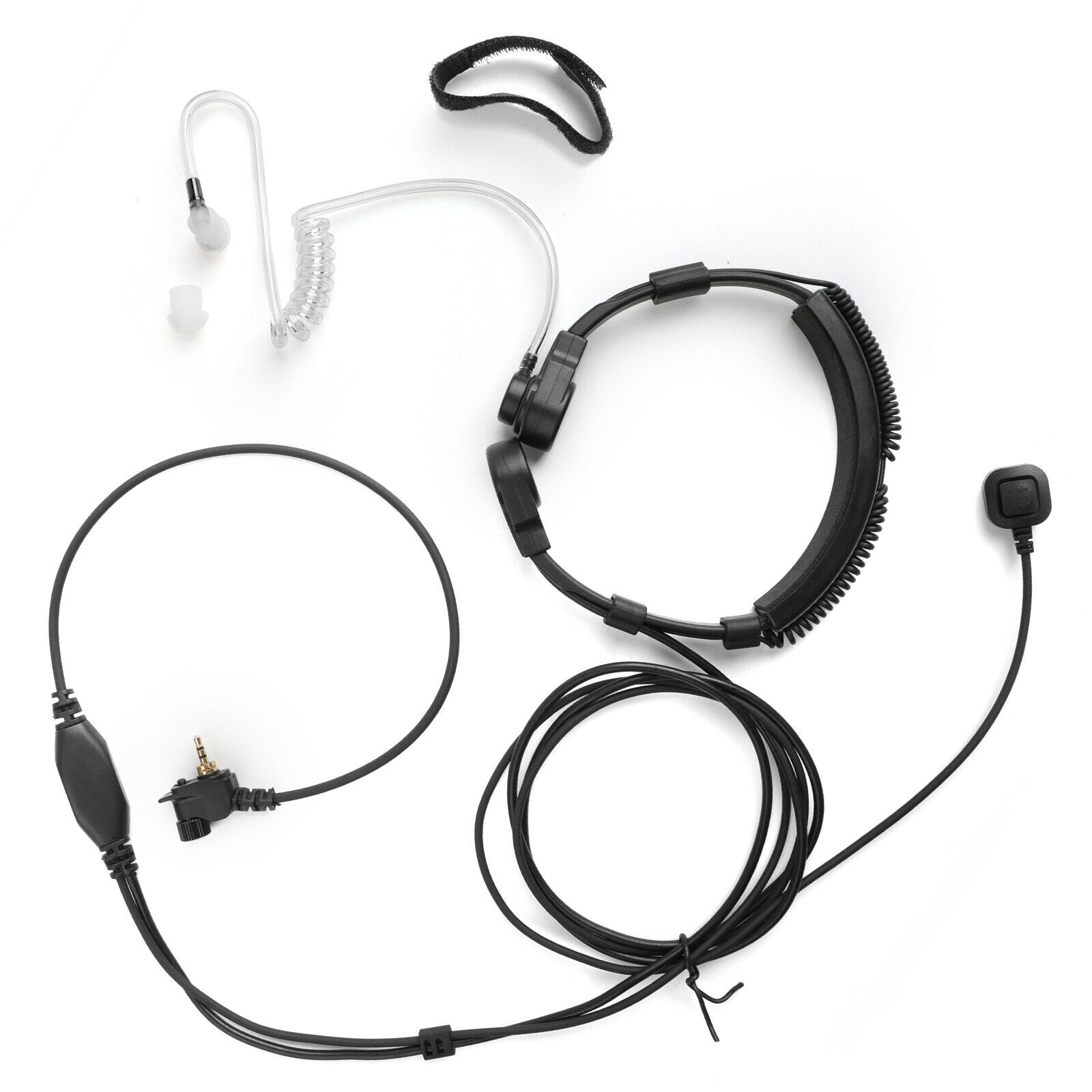 Throat Covert Acoustic Mic Air Tube Headset For  MTP850 MTH600 MTH650