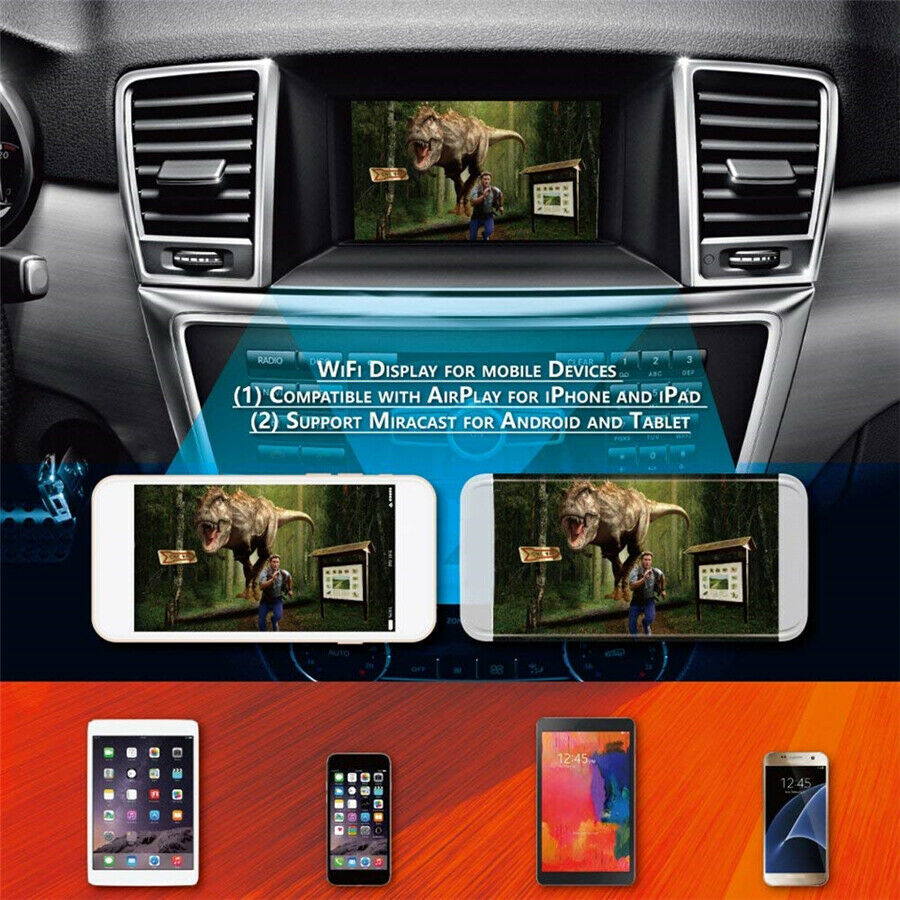 Newest 1080P Car/Home 2.4G WiFi Q4 Wireless  Dongle Mirroring Screen Display