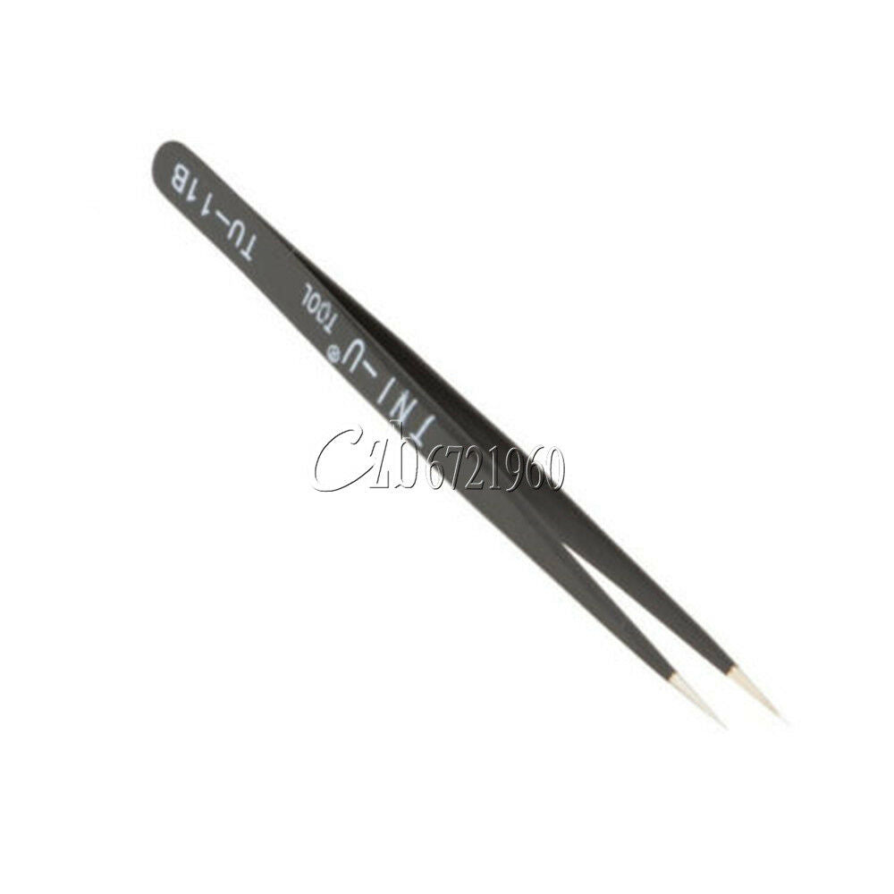 Anti-static TU-11B Tweezer Non-magnetic Straight Tip Tweezer
