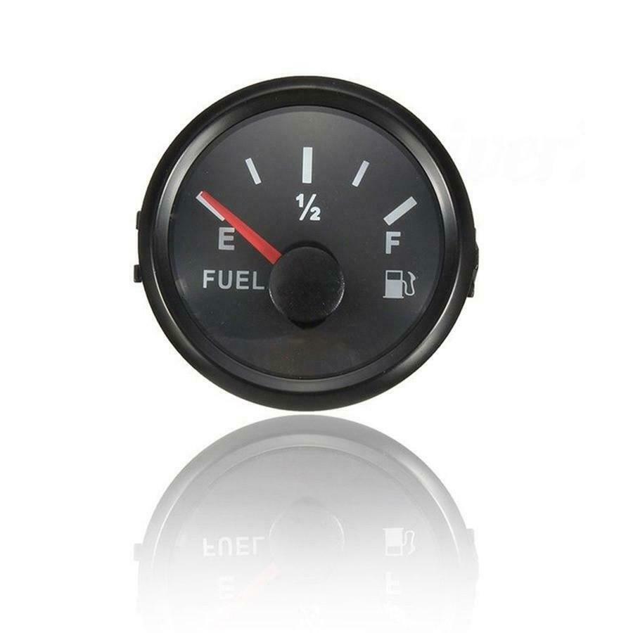 2'' Car Boat Marine Fuel level Gauge LED Oil Tank Indicator 240-33 Ohms Durable