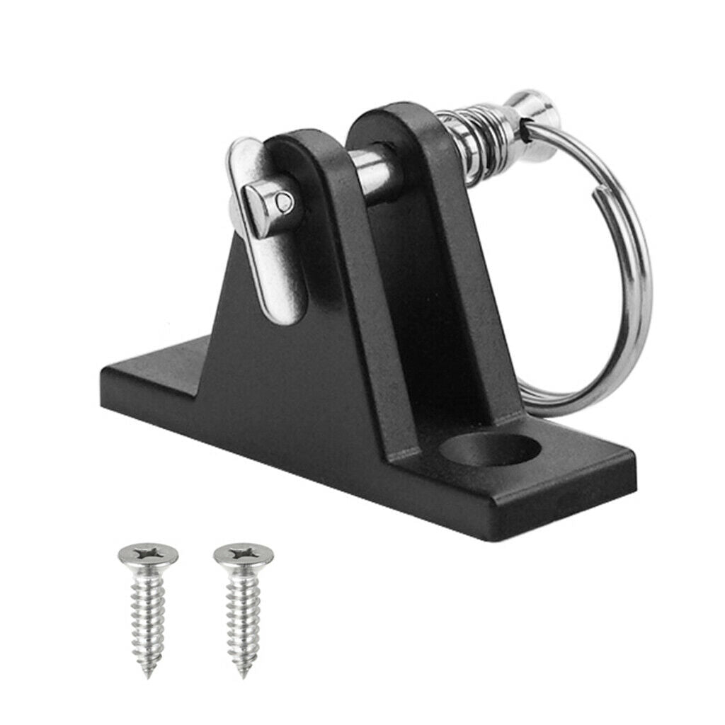 2X Boat Marine Nylon Deck Hinge Fitting with Quick Release Pin Bimini Top