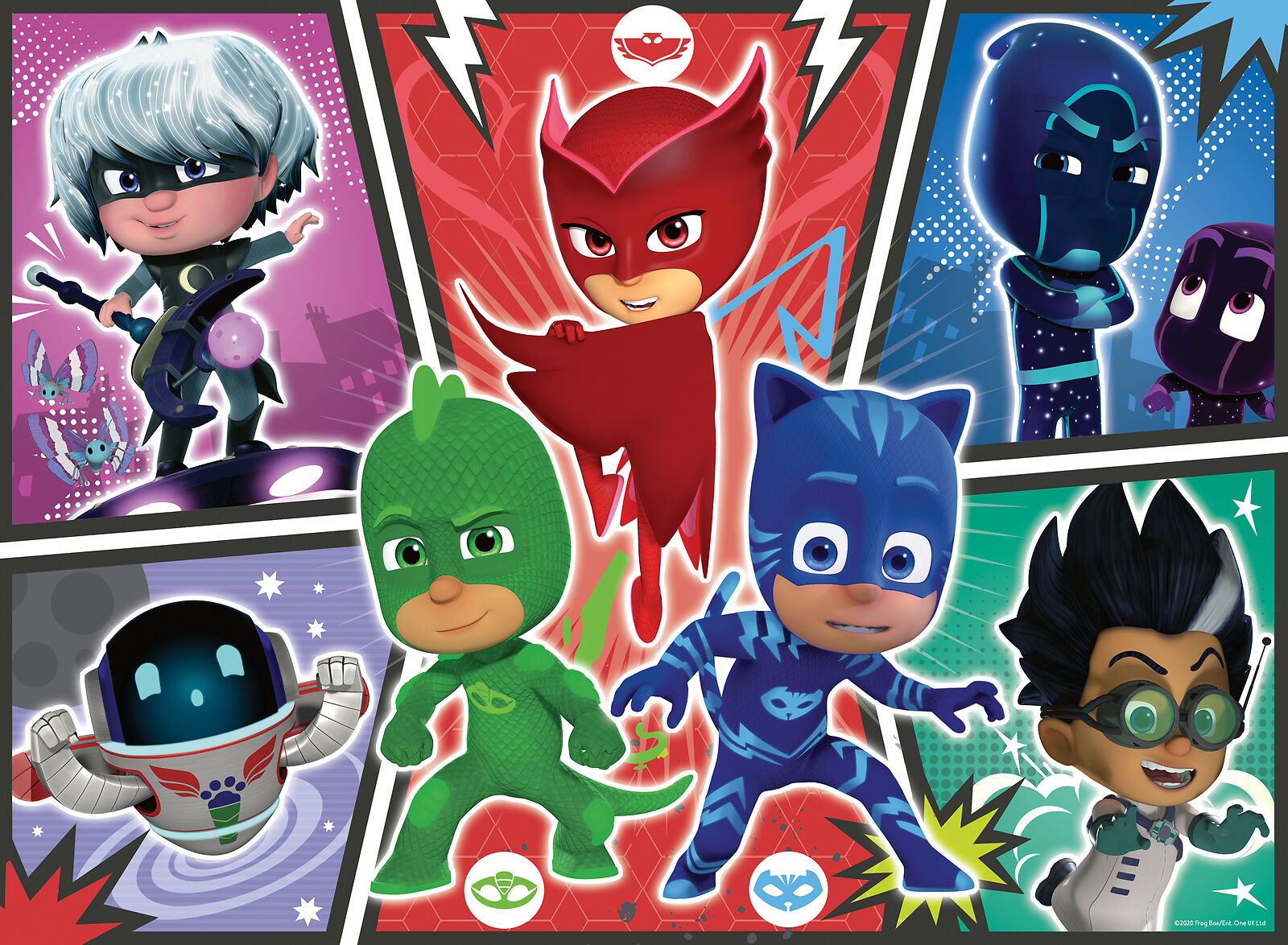 05068 Ravensburger PJ Masks 60pc Glow in the Dark Jigsaw Puzzle Children 4yrs+