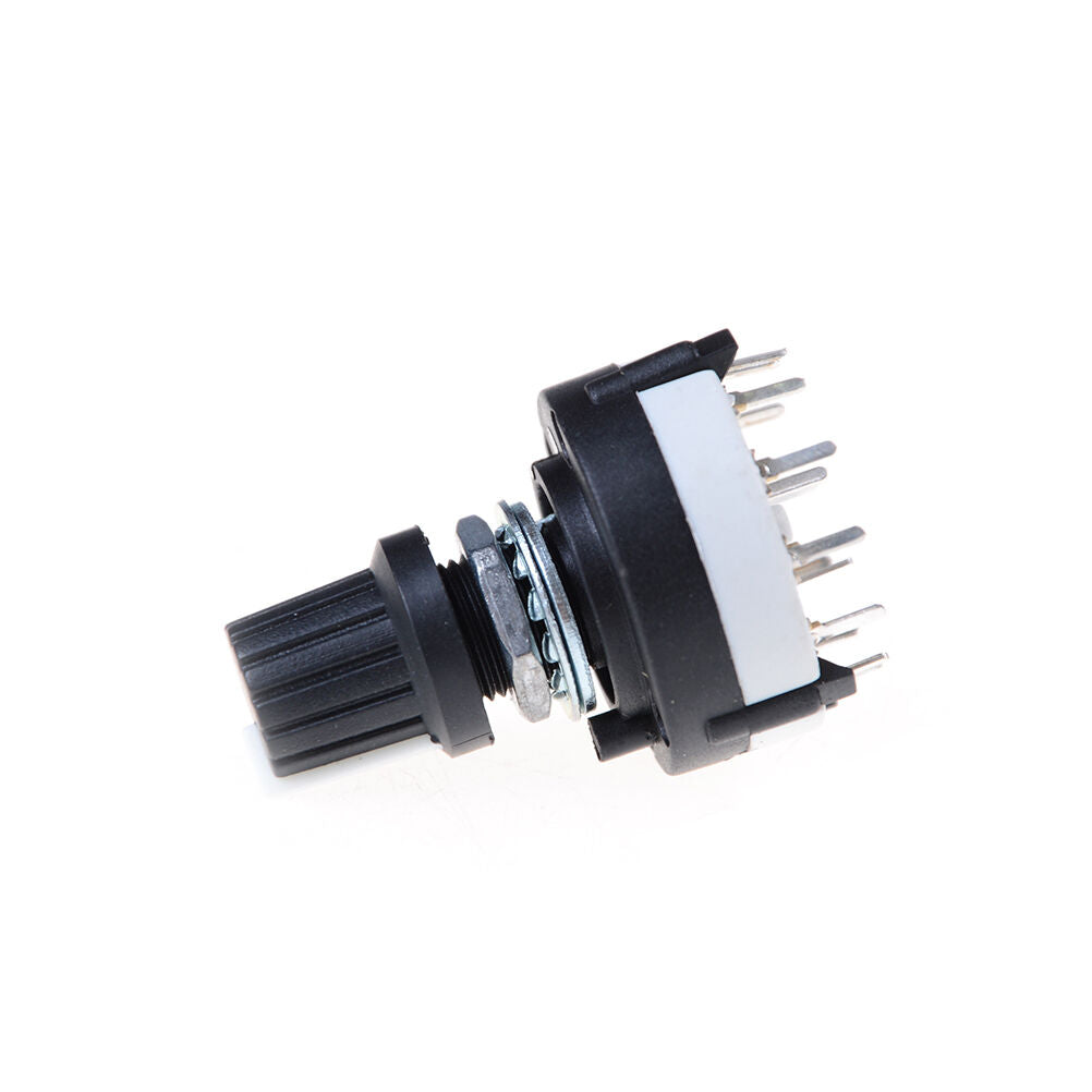 1Pcs 3P4T 3 Pole 4 Position Single Wafer Band Selector Rotary Switch 17.l8
