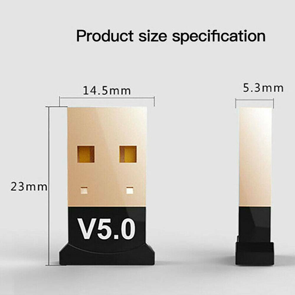 Bluetooth 5.0 Transmitter Receiver USB Dongle Adapter For PC Win7/8/10/xp/vista!
