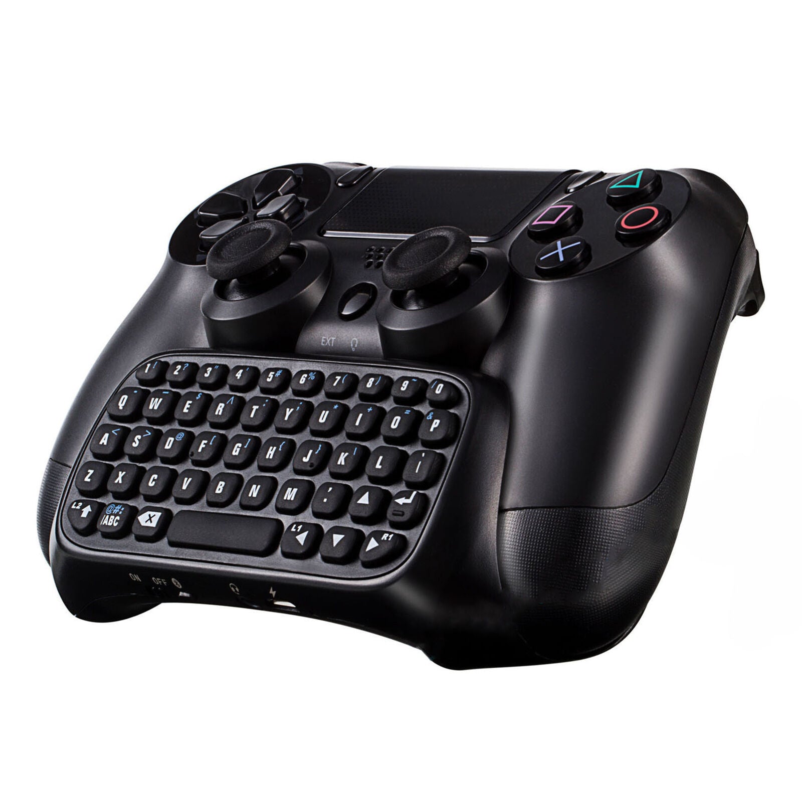 PlayStation for PS4 Bluetooth Wireless Keyboard Chatpad Controller GamePad Black