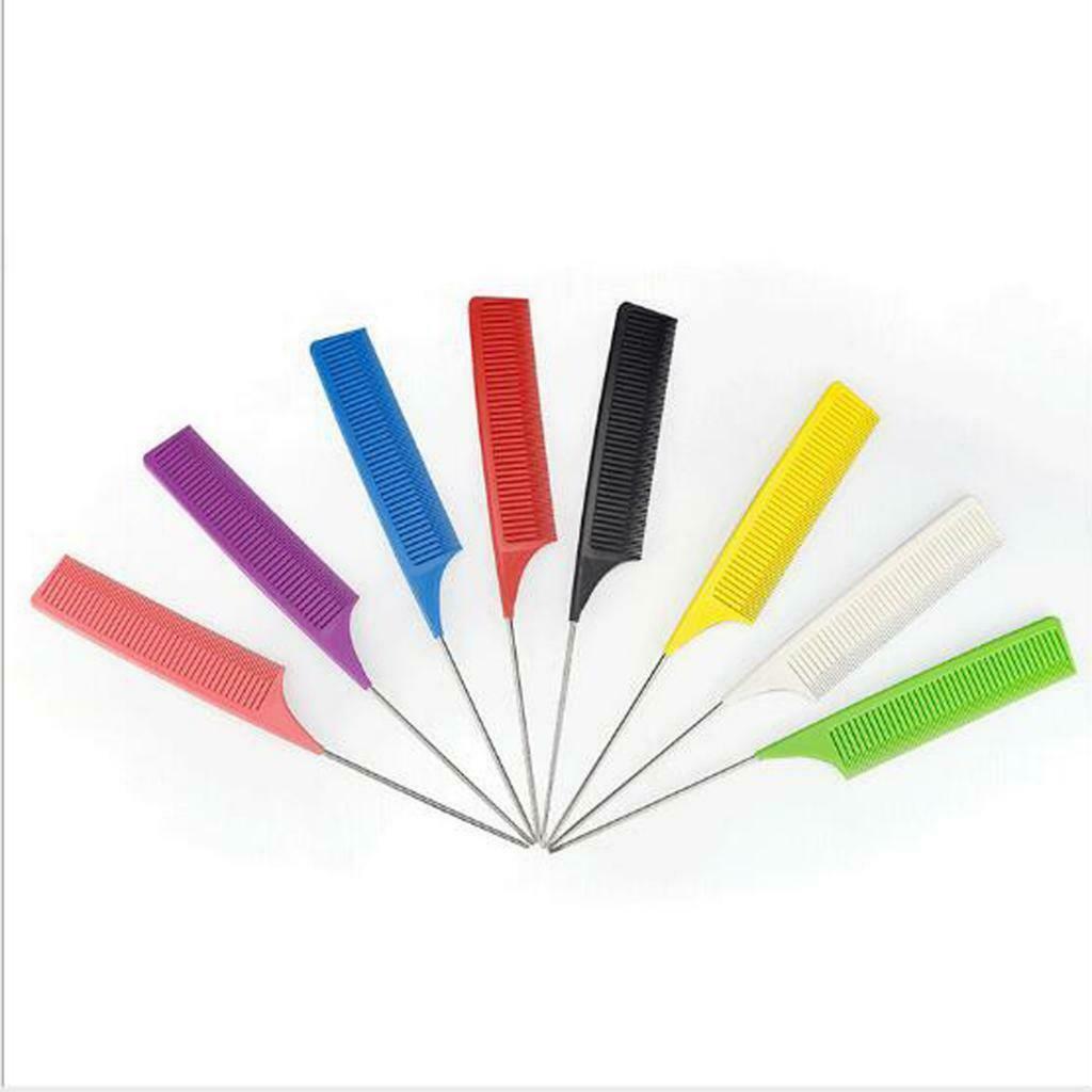 Pack 2 Professional ABS Weaving Highlighting Foiling Hair Comb Combs Brush
