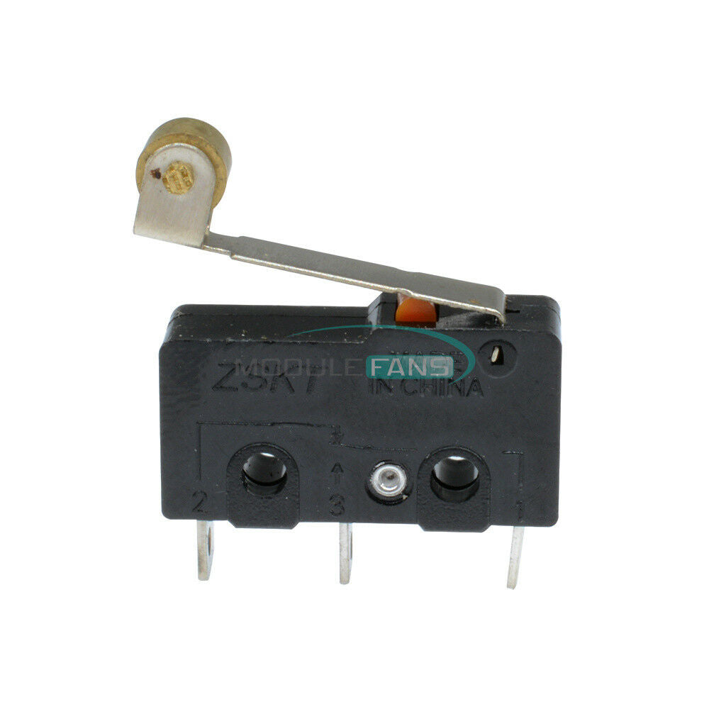 5PCS Tact Switch KW11-3Z Microswitch Round Handle 3PIN  5A 250V