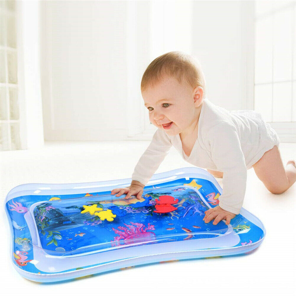 Octopus Inflatable Water Cushion Infant Baby Early Education Toys Water Mat @