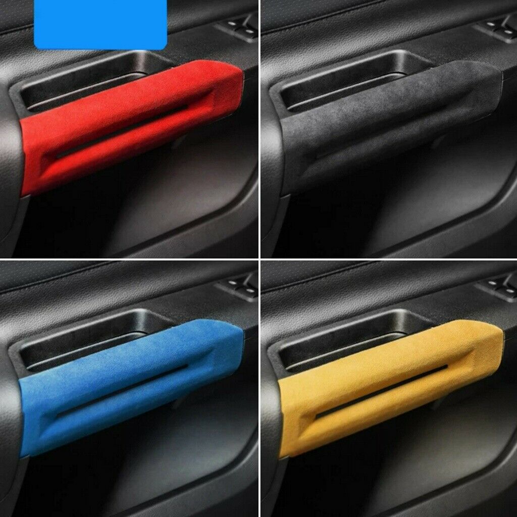 Car Interior Door Handle Cover 2x Trim Assembly For Ford Mustang 15+ Red new