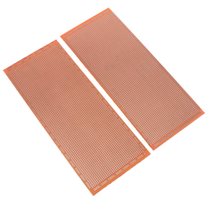 2pcs Universal PCB Board 10*24.5CM Diy Prototype Paper Printed Circuit BoarY Lt
