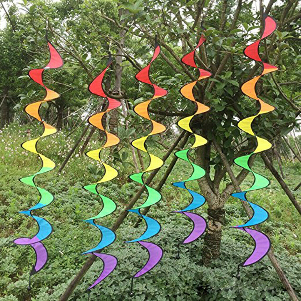 Windsock Toys Wind Rainbow Foldable Home Decor Camping Water Resistant Nylon