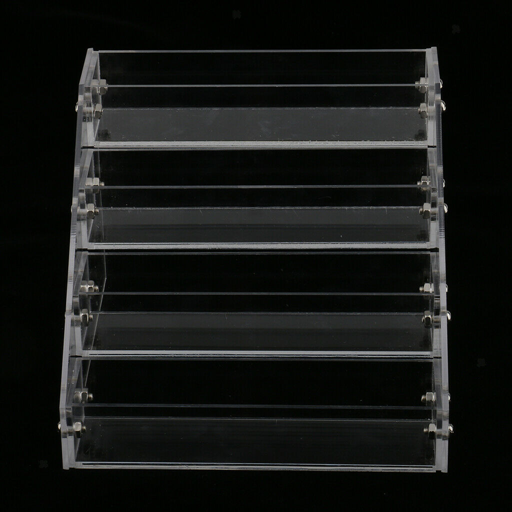 Pack of 2 Detachable Makeup Cosmetic Nail Polish Rack Stand Holder Organizer