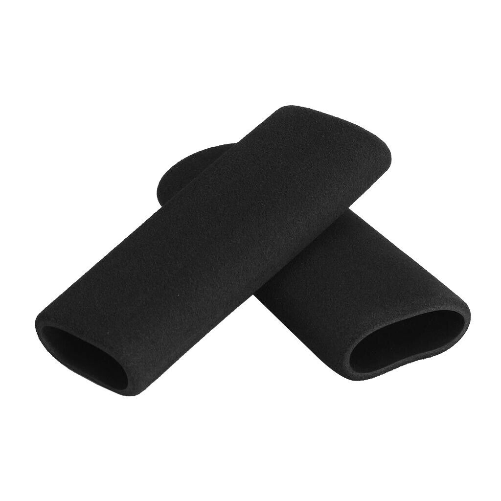 Motorcycle Scooter Racing Bike Black Handlebar Hand Grip Covers Protectors