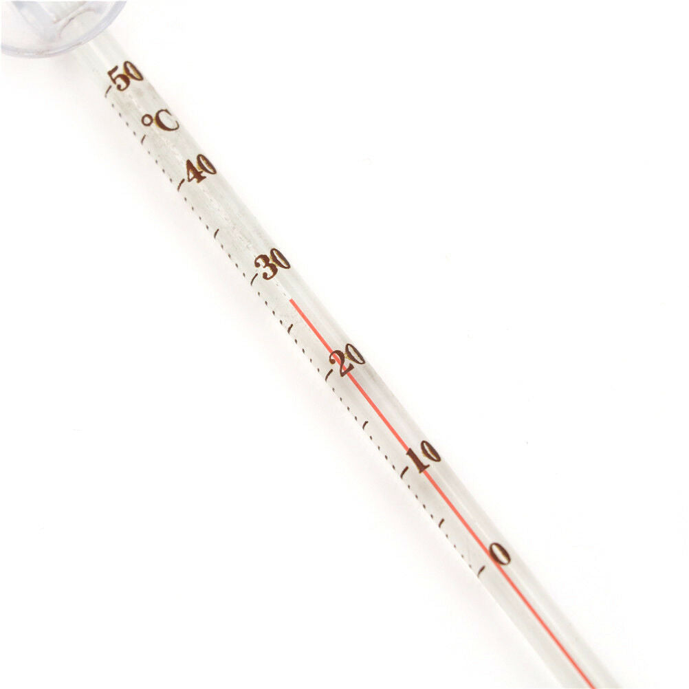 Aquarium Submersible Glass Thermometer with Suction Hydrometer Fish Tank t.l8