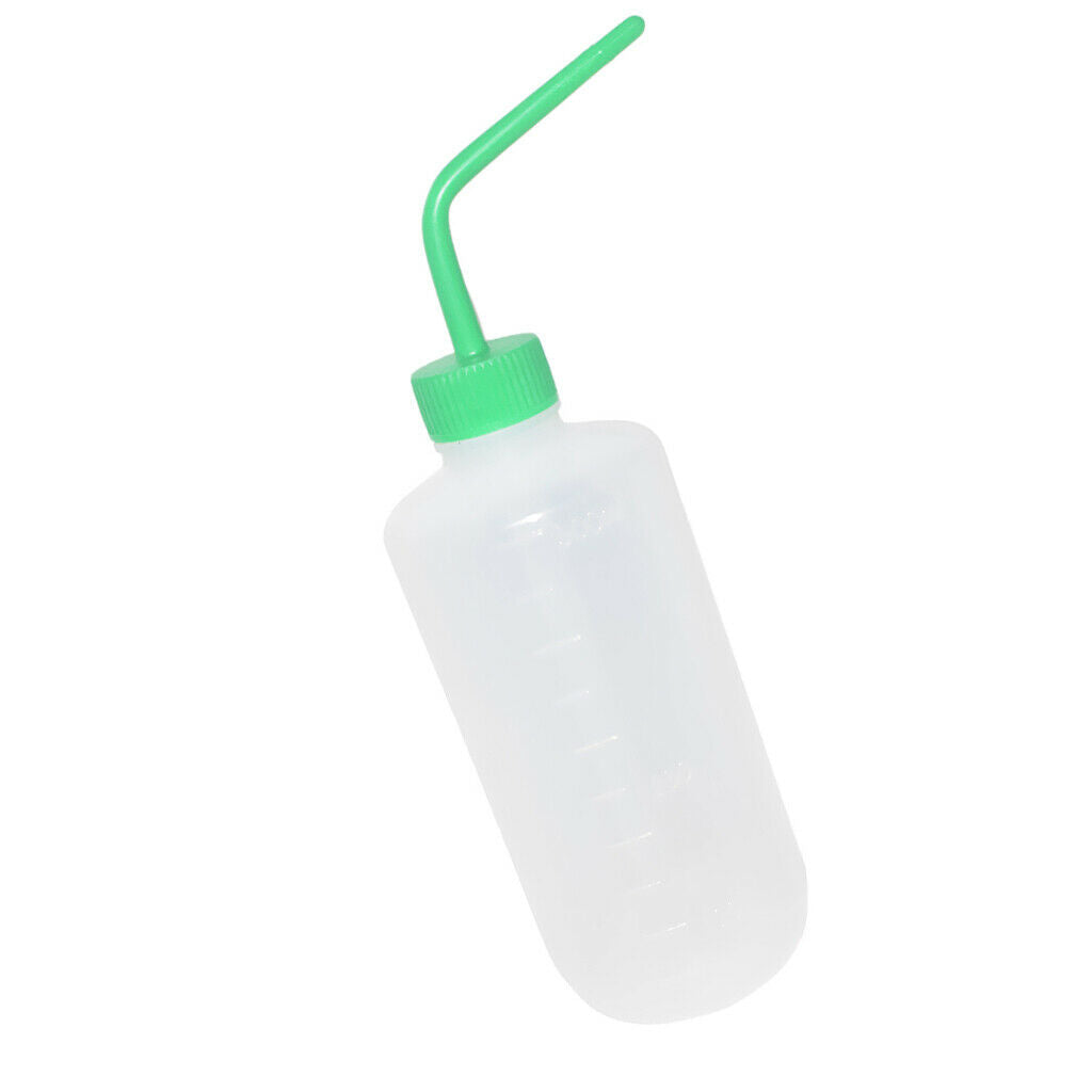 2Pcs 500ml Garden Watering Can Plastic Squeeze Water Soap Wash Bottle Curve