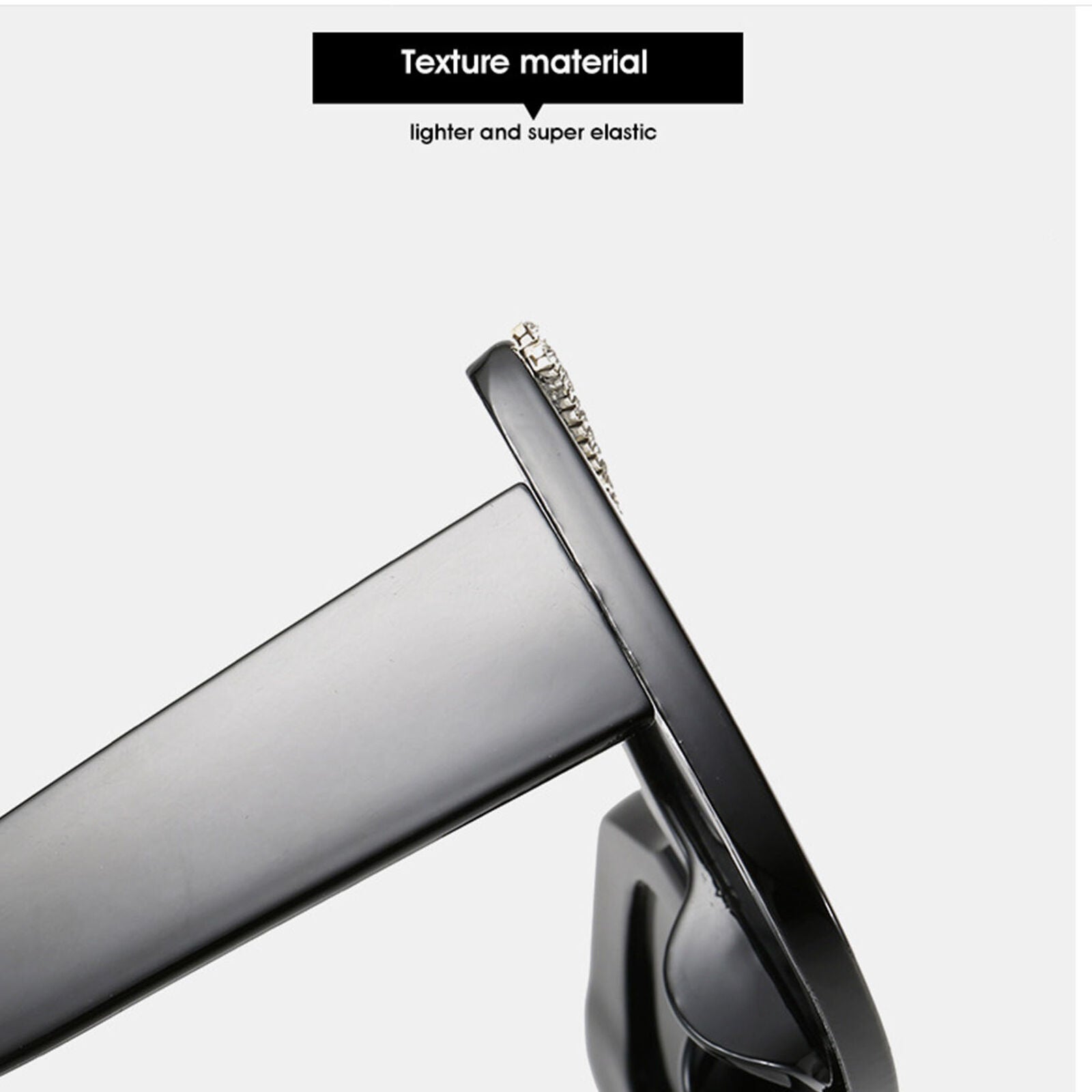 Square Rhinestone Sunglasses Women Luxury Diamond Oversized Sunglasses