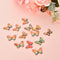 Colorful Butterfly Wooden Buttons Sewing Scrapbooking Sewing Buttons For CraFCA
