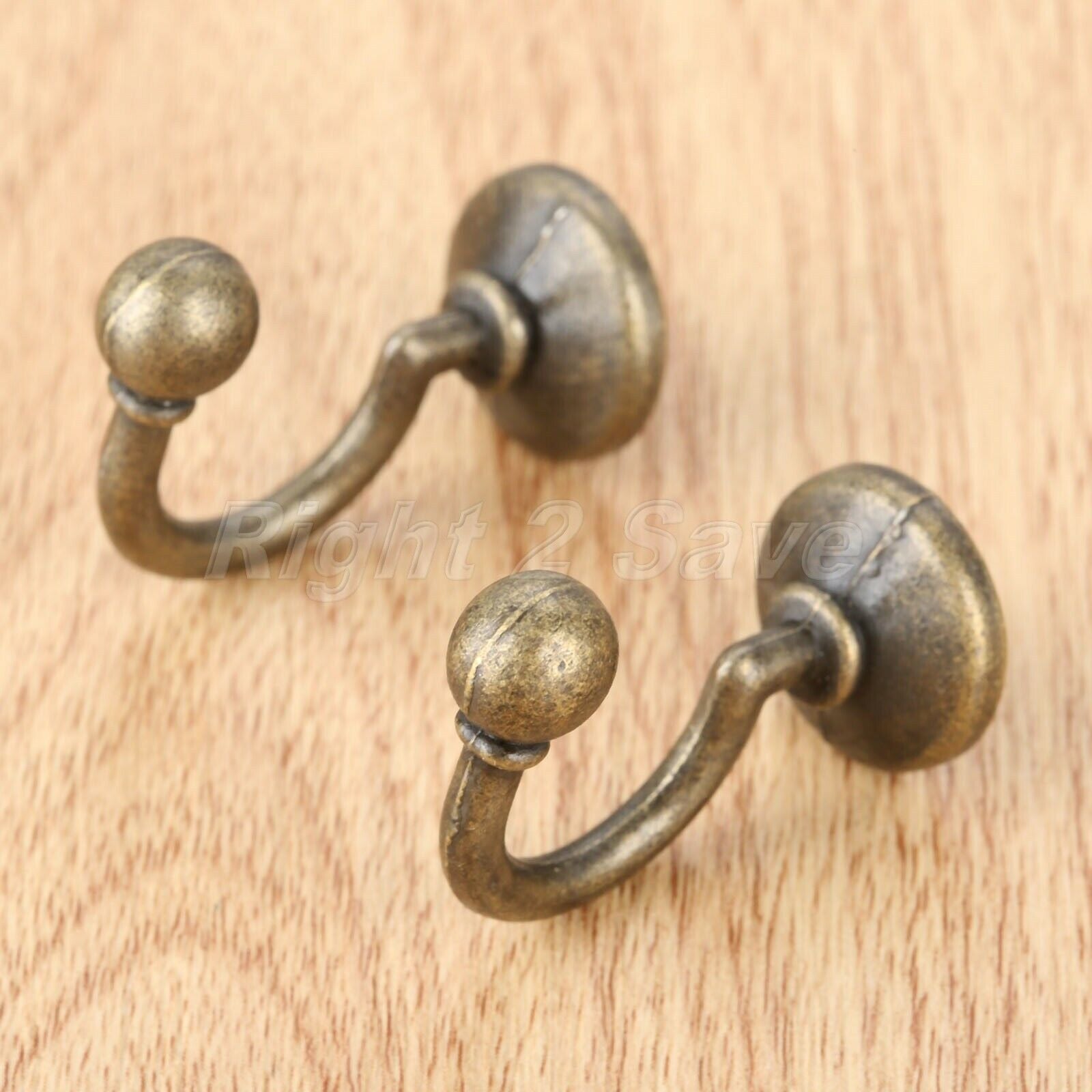 32*23mm Wall Hook Coat Key Hat Clothes Towel Retro Bathroom Kitchen Door Hanger