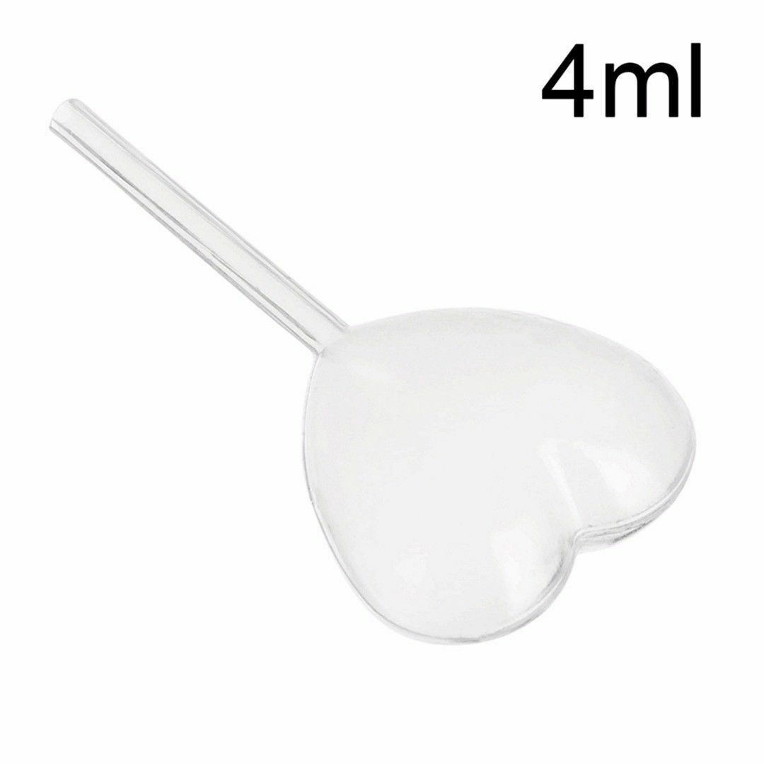 50pcs Heart Shaped Plastic Squeeze 4ml Transfer Oils Liquid Pipettes Eye Dropper
