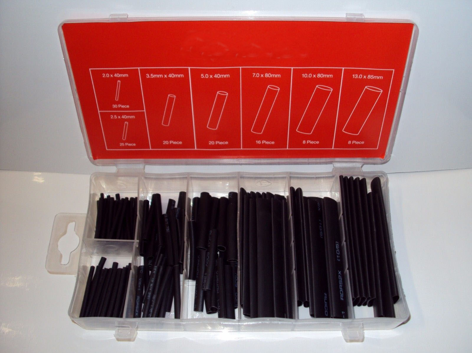 Heat Shrink Wire Wrap Assortment Set Tubing Electrical Connection Cable 127 Pcs