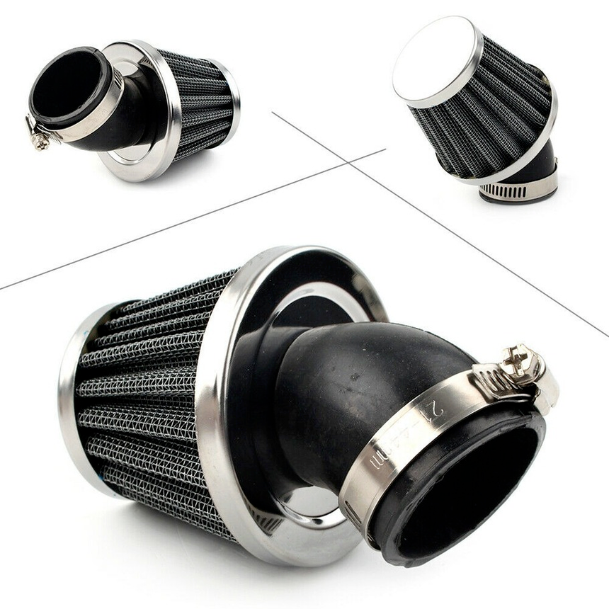 38mm Motorcycle  Bent Neck Air Filter For Pit Bike ATV Quad GY6 Moped Scooter