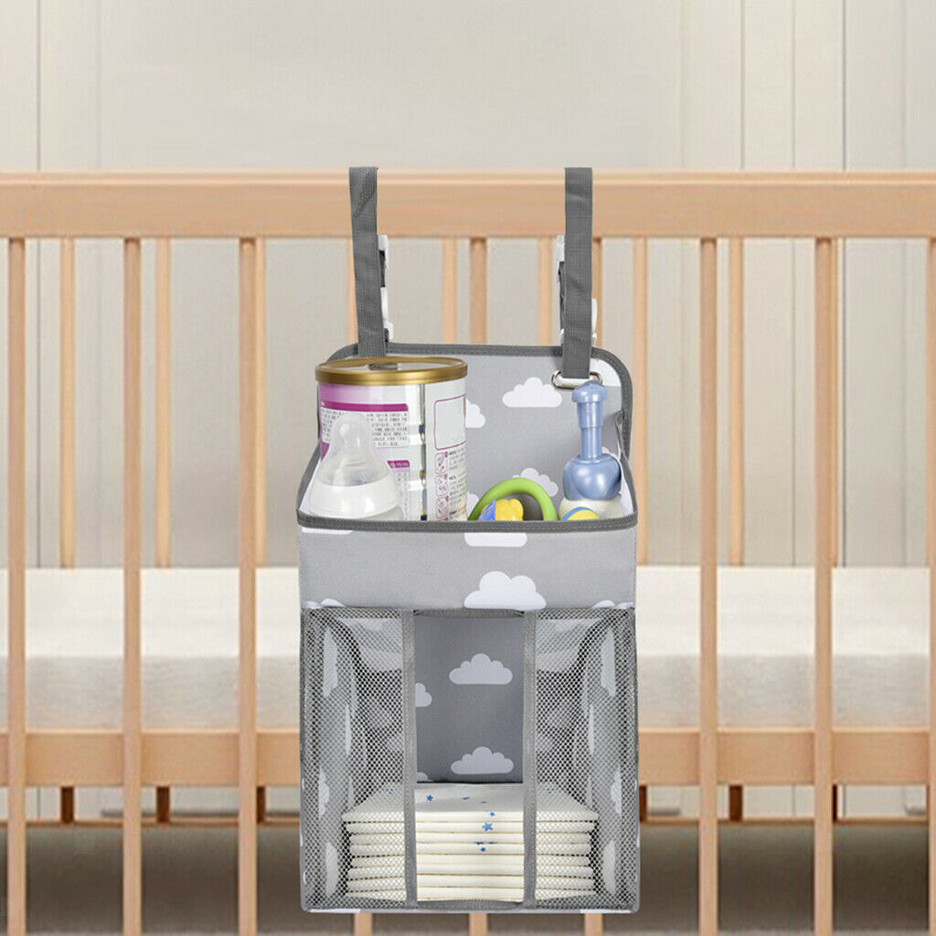 Baby Nursery Cradle Bed Diaper Change Hanging Rack Bracket