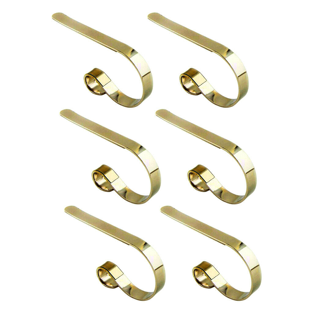 6Pieces Festival Christmas Hook Home Non-Skid Metal Hanger Party Decoration
