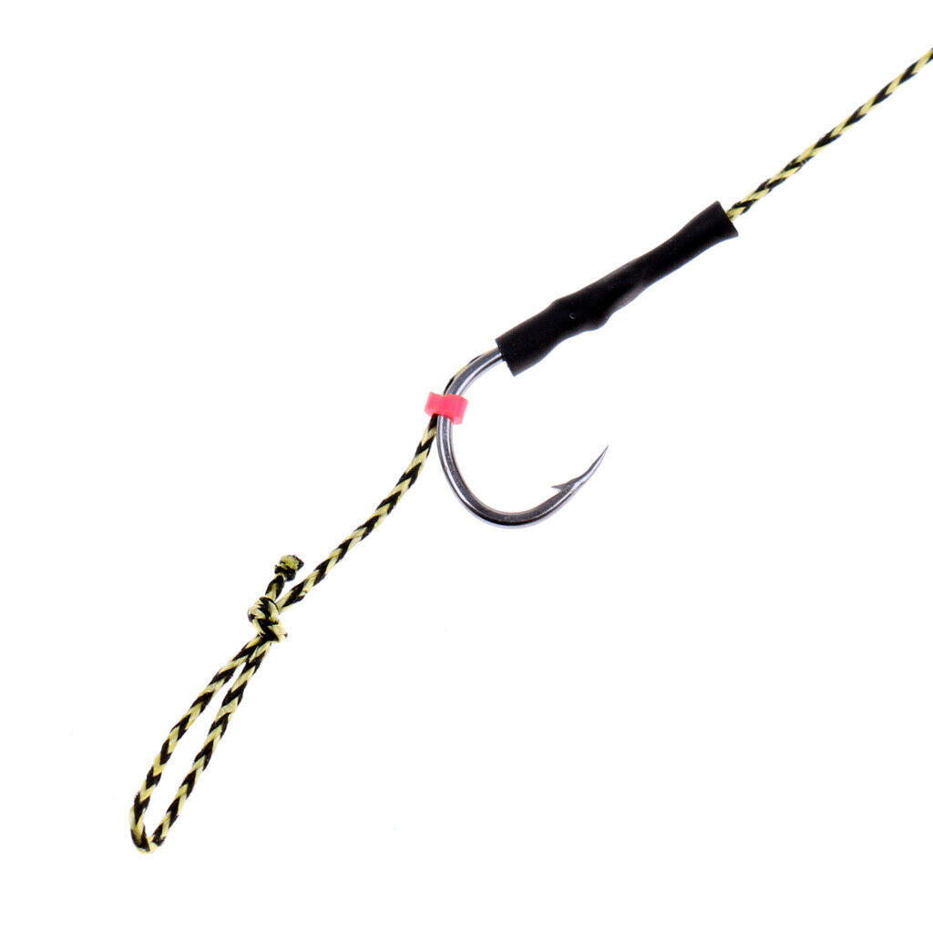 20 Pcs Carp Fishing Hair Rigs High Quality Camouflage Braided Lines Terminal