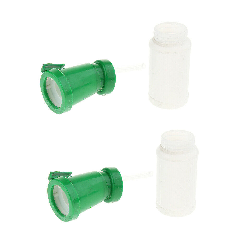 2 Piece Cow Teat Dip Cup Non-backflow Cleaning for Milking Cattle