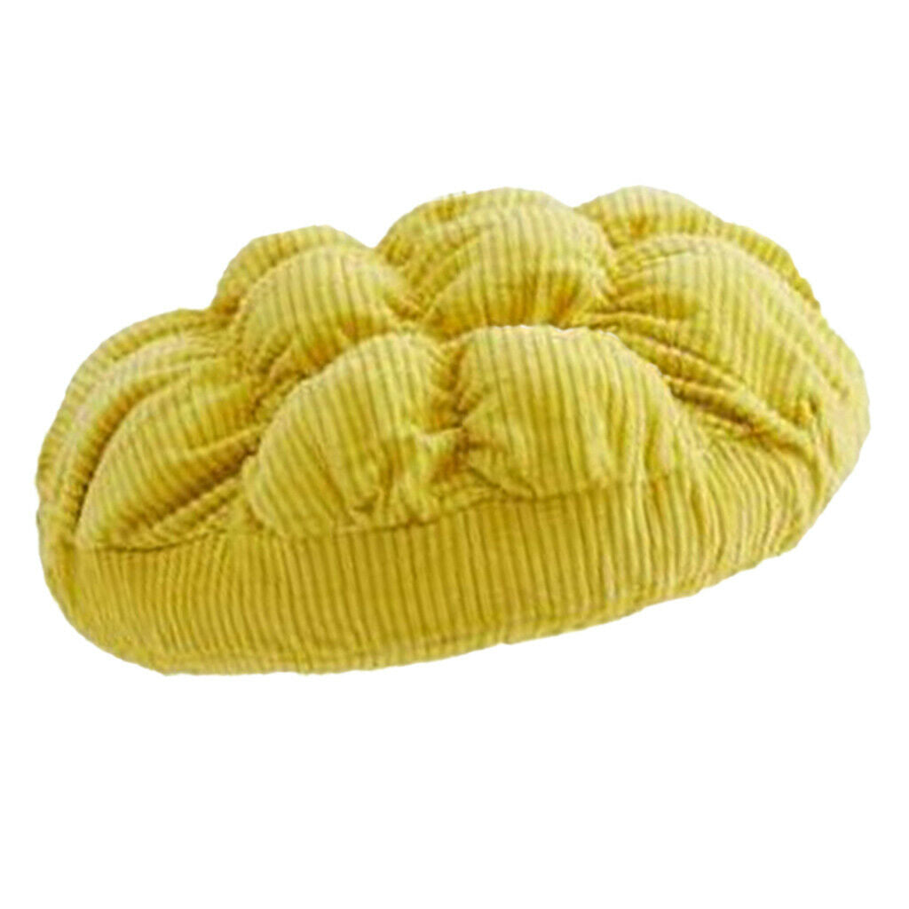 Kids Stool Cover Chair Seat Cushions Sleeve Protectors Round Yellow