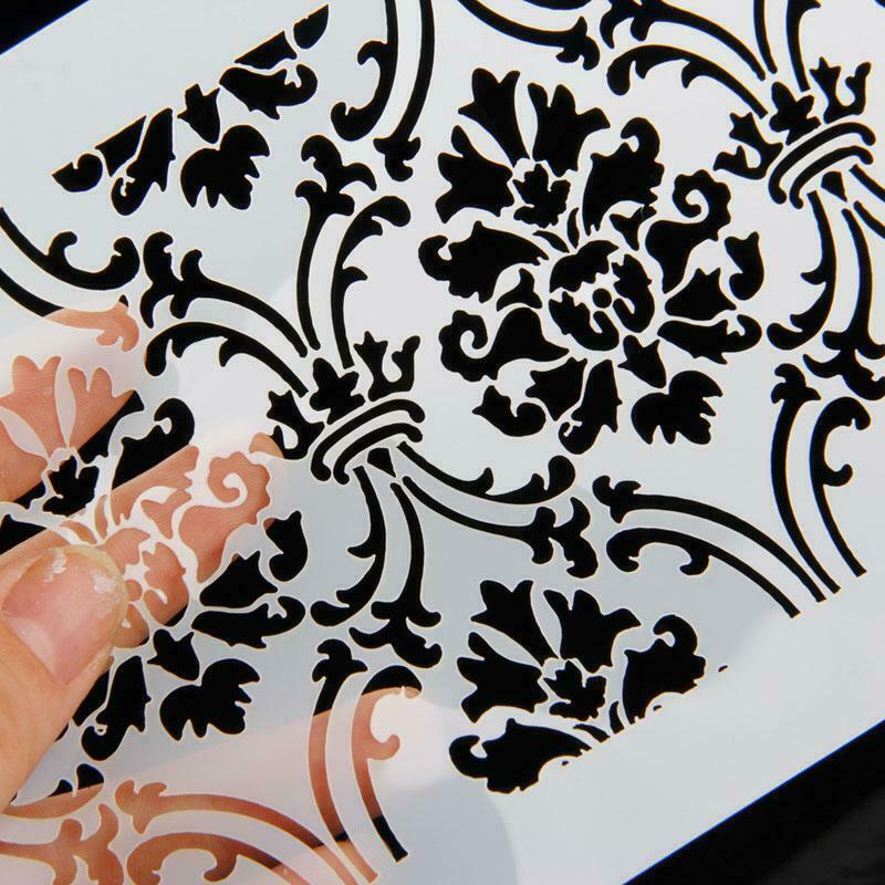 Lace Flower Cake Fondant Cookie Side Baking Stencil Wedding Decorating DIY Tools