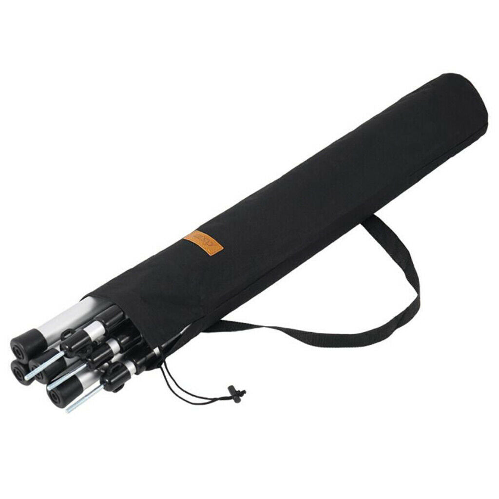 Waterproof Portable Tent Poles Holder Bar Rod Peg Container with Drawstring