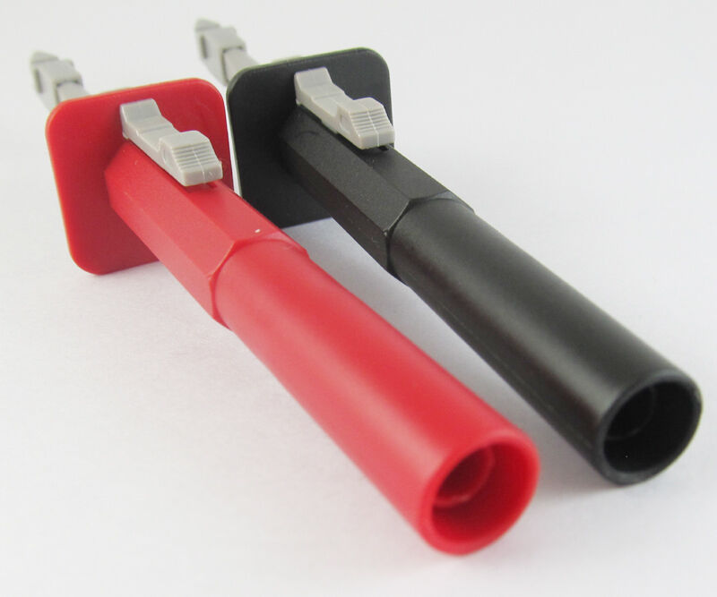1pair 12-0005 Safe & Fast Insulated Non-destructive Professional Test Hook Probe