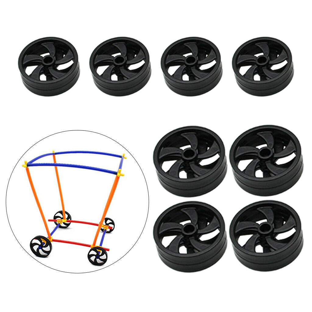 8x Builder Wheels STEM Construction Engineering Motor-Skill Building Gift
