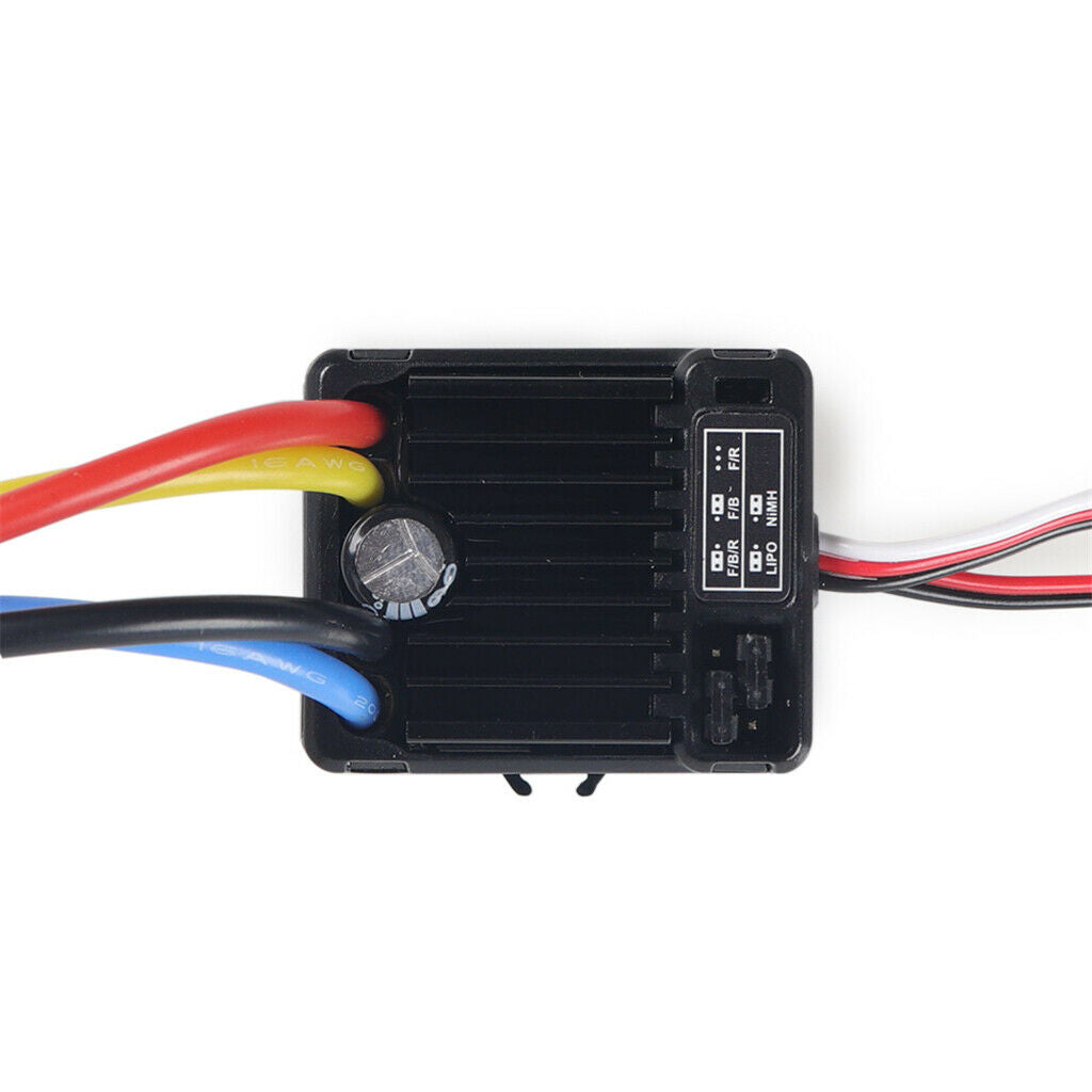 1060 60A Brushed Electronic Speed Controller ESC For 1:10 RC Waterproof