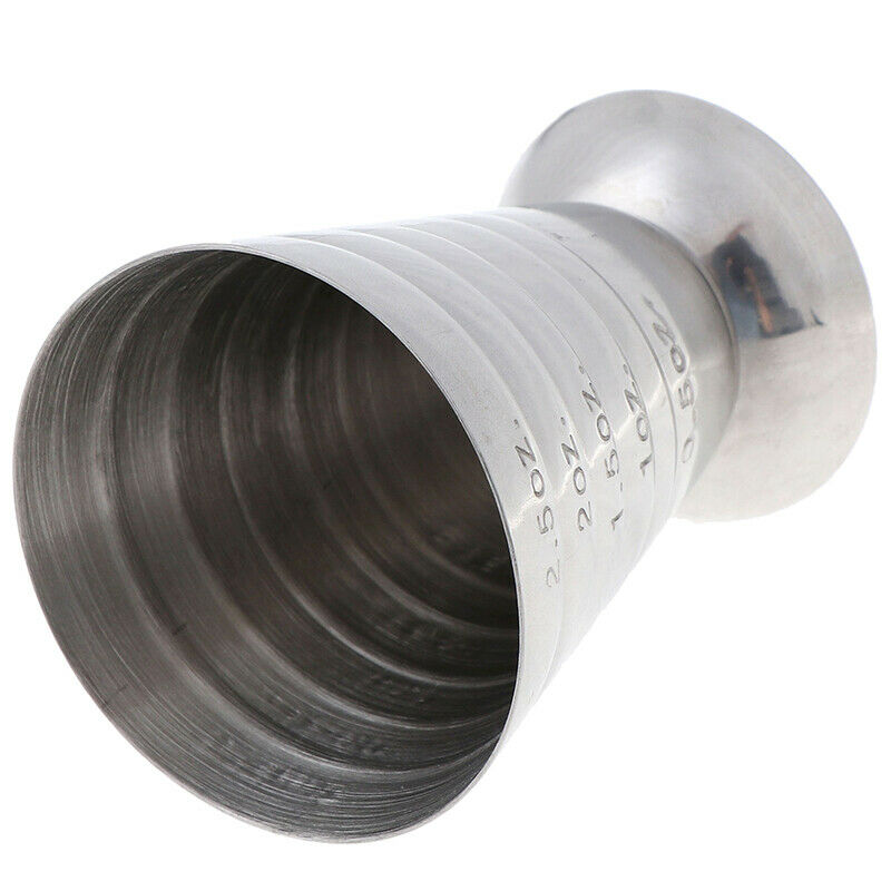 75ml Metal Measure Cup Drink Tool Shot Ounce Jigger Bar Mixed Cocktail Be.l8