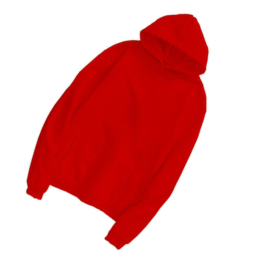 Hooded Fleece Sweatshirt Casual Basic Pullover Sweatshirt for Unisex XL