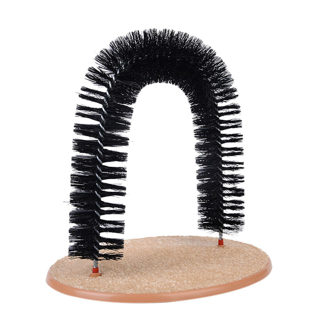 Multi-purpose Cats Self Groomer Scratcher Massager Arch Hair Cleaning