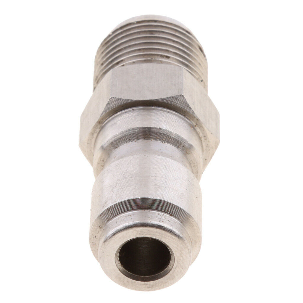2Pcs 3/8" Quick Connector to 15mm Male Adapter Plug Set for Pressure Washer