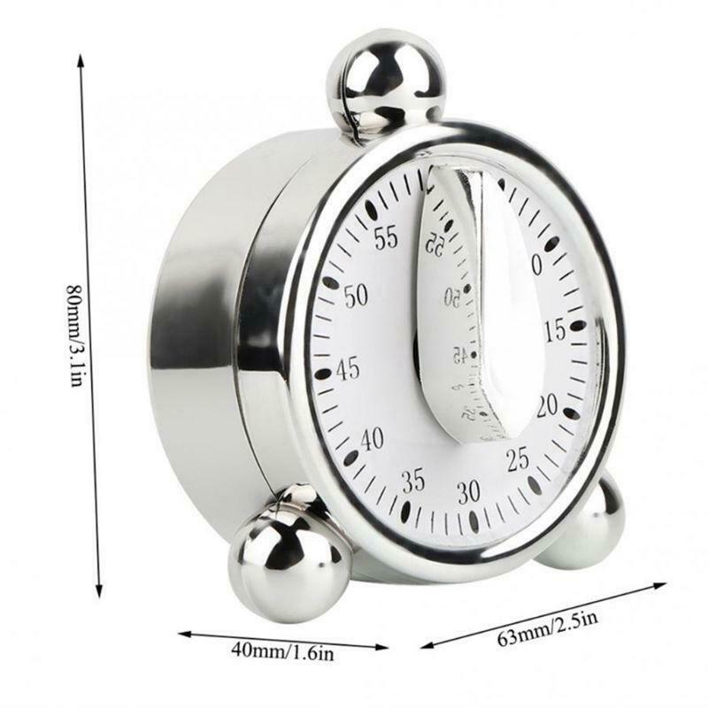 60 Minute Kitchen Mechanical Timer Cooking Reminders Alarm Clock Countdown Timer