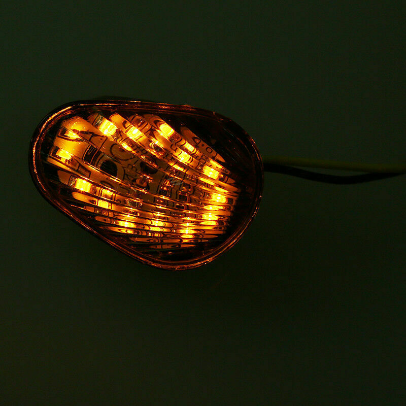 Plastic LED Turn Signal Lights Indicator Lamp For Yamaha YZF R1 YZFR6 YZF-R6S