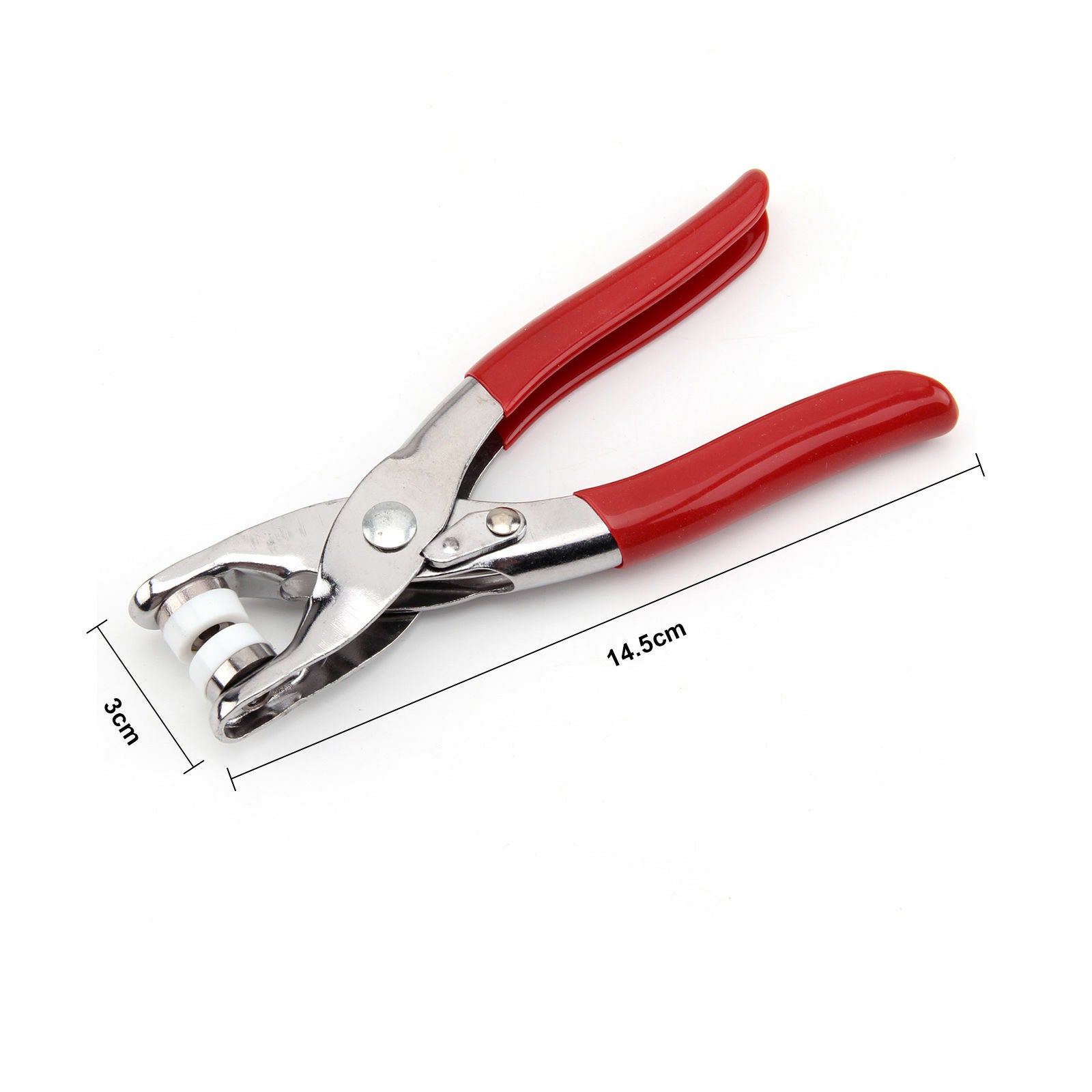 9.5mm Prong Pliers Ring Press Studs Snap Popper Fasteners DIY Tool Kit 100pcs