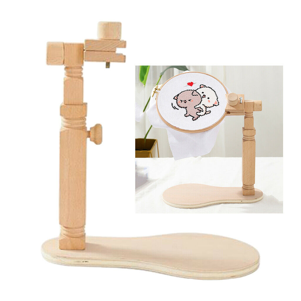 Adjustable Cross Stitch Rack for Round Embroidery Stretch, Square Varity Shaped