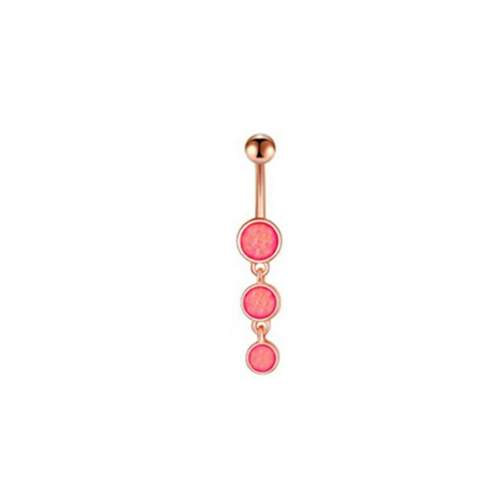 14 Guage Belly Button Rings for Women Girls Belly Piercing Bar 3/8" 10mm
