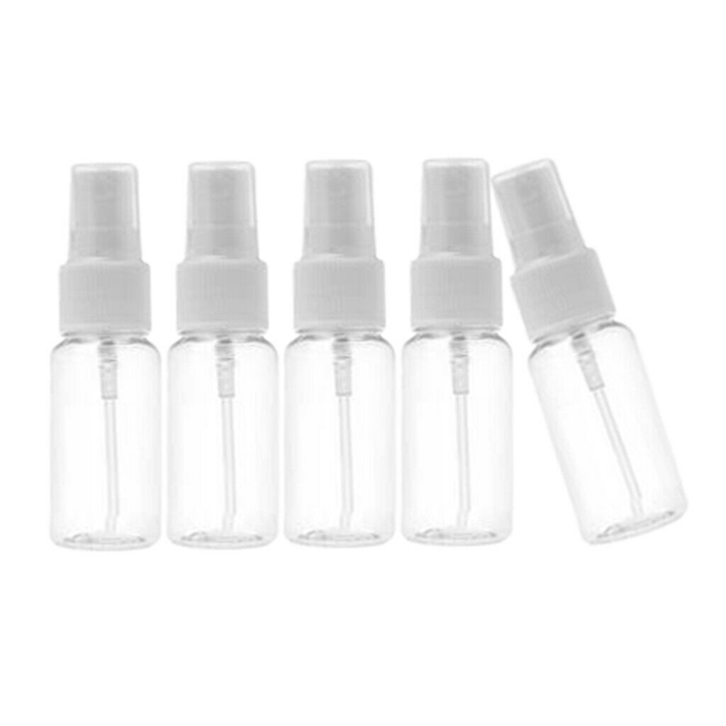 10x Mini Spray Fine Mist Cosmetic Bottles Reusable Essential Oils Travel
