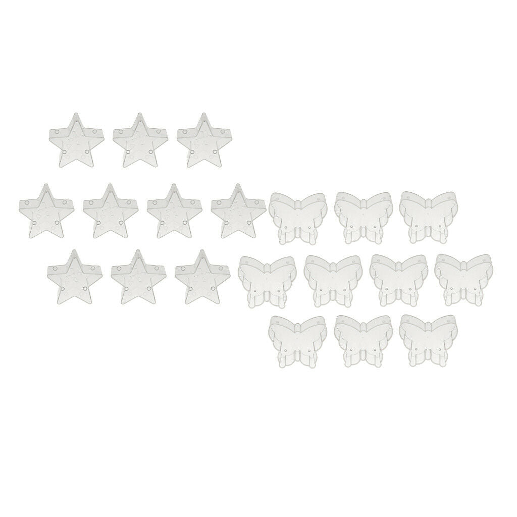20PCS DIY Tealight Container Accessories Clear Mould DIY Candle Holder Craft
