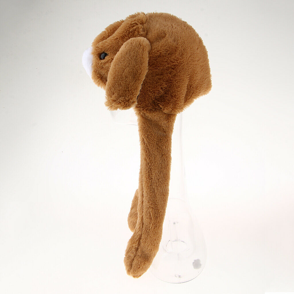 Bear Hat, Cute Animal Hat, Plush Hat, The Ear Can Move Up and Down